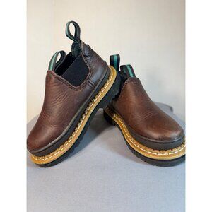 Georgia Boot Little Georgia Giant Romeo GR74 Kids 10.5M brown leather shoe NEW